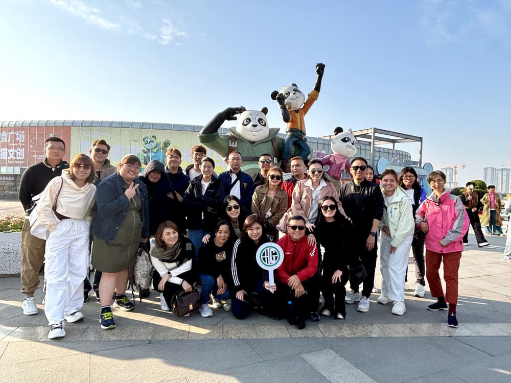 Corporate tour in Chengdu